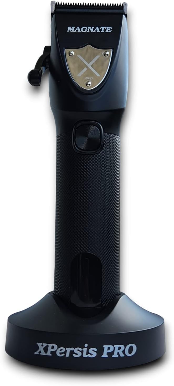 XPERSIS PRO Magnate Quiet DLC Fade Blade Hair Clippers for Mens,Barbers Professional Cordless Hair Clippers + Cordless Brushless Hair Trimmers Beauty and Personal Care XPERSIS