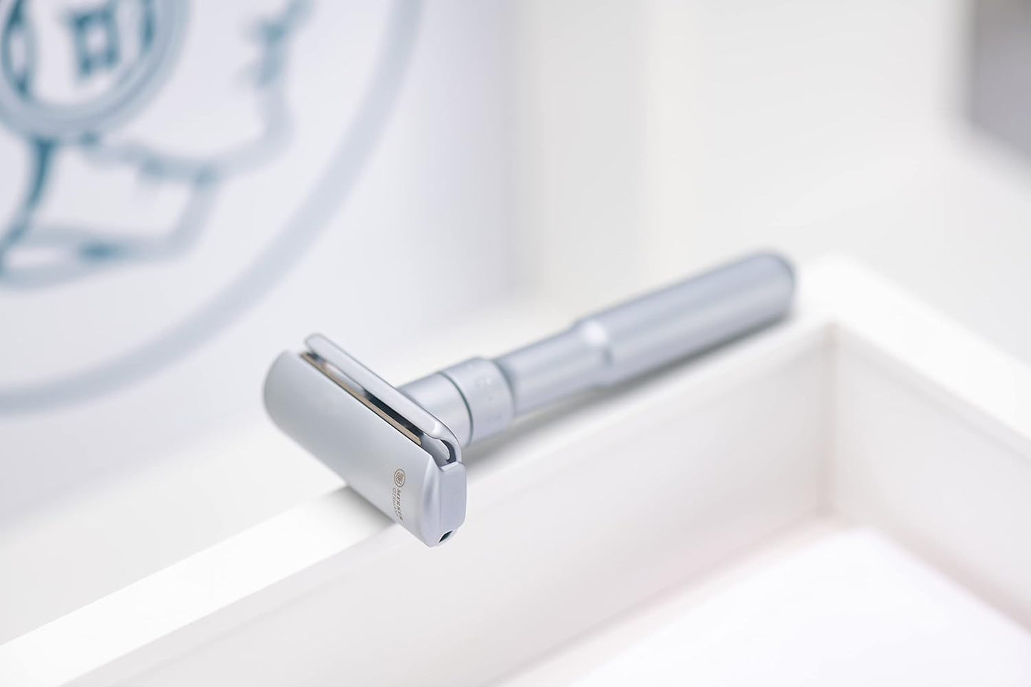 MERKUR FUTUR 700 Adjustable Double Edge Safety Razor - Matte Chrome, Adjustable Razor With Dial, Made in Germany, Plastic-Free, Snap-On Cap Design Beauty and Personal Care MERKUR