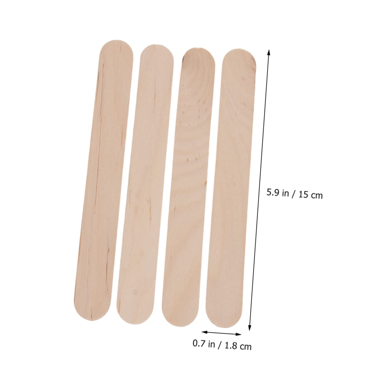 Ipetboom Wax Applicator Sticks Set 50pcs Wooden Sticks for Hair Removal Beauty Care Beauty and Personal Care Ipetboom