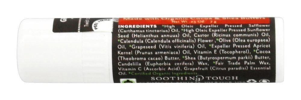 Soothing Touch Grape Fruit Lip Balm, 0.25 Ounce - 12 per case.12 Beauty & Personal Care Soothing Touch