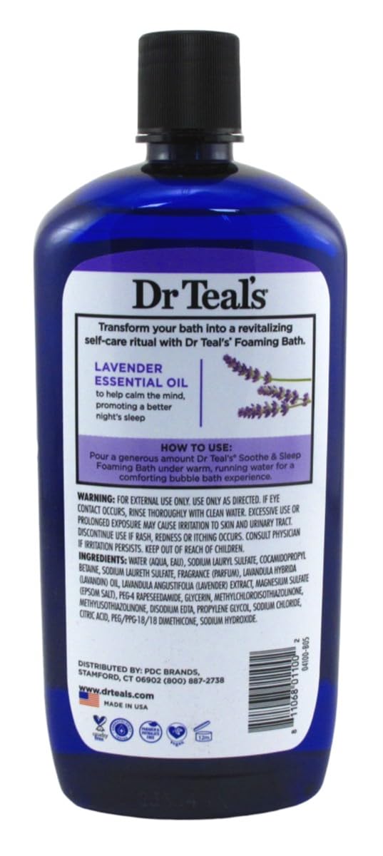 Dr. Teal's Foaming Bath, Lavender, 34 Fluid Ounce,Pack of 2 Beauty and Personal Care Dr Teal's