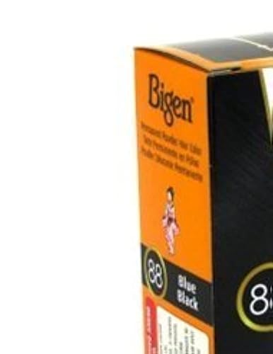 Bigen Powder Hair Color #88 Blue Black (3 Pack) Beauty & Personal Care Bigen