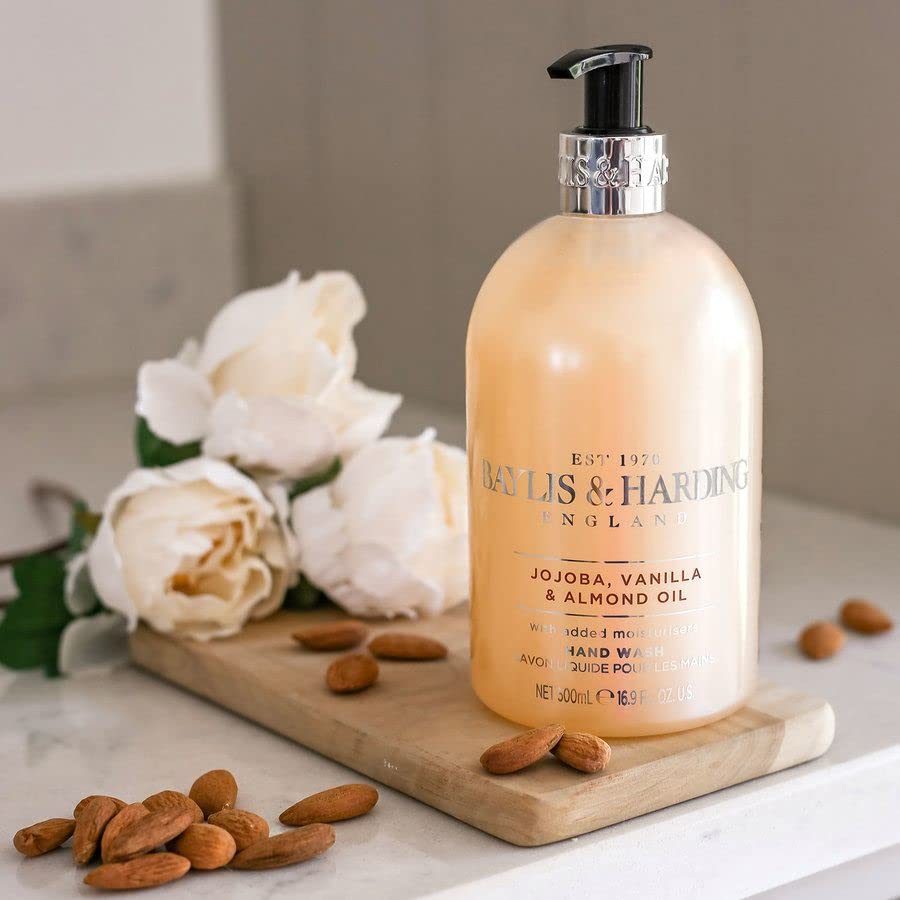 Baylis & Harding 500Ml Hand Wash Sweet Jojoba, Silk & Almond Beauty & Personal Care Baylis & Harding