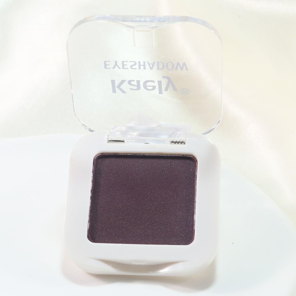 Kaely Smokey Plum Single Eyeshadow Makeup, Purple Neutral Powder Matte Eye Shadow for Older Women, Monochrome Eye Shadow Palette Pigmented Waterproof Beauty and Personal Care Kaely