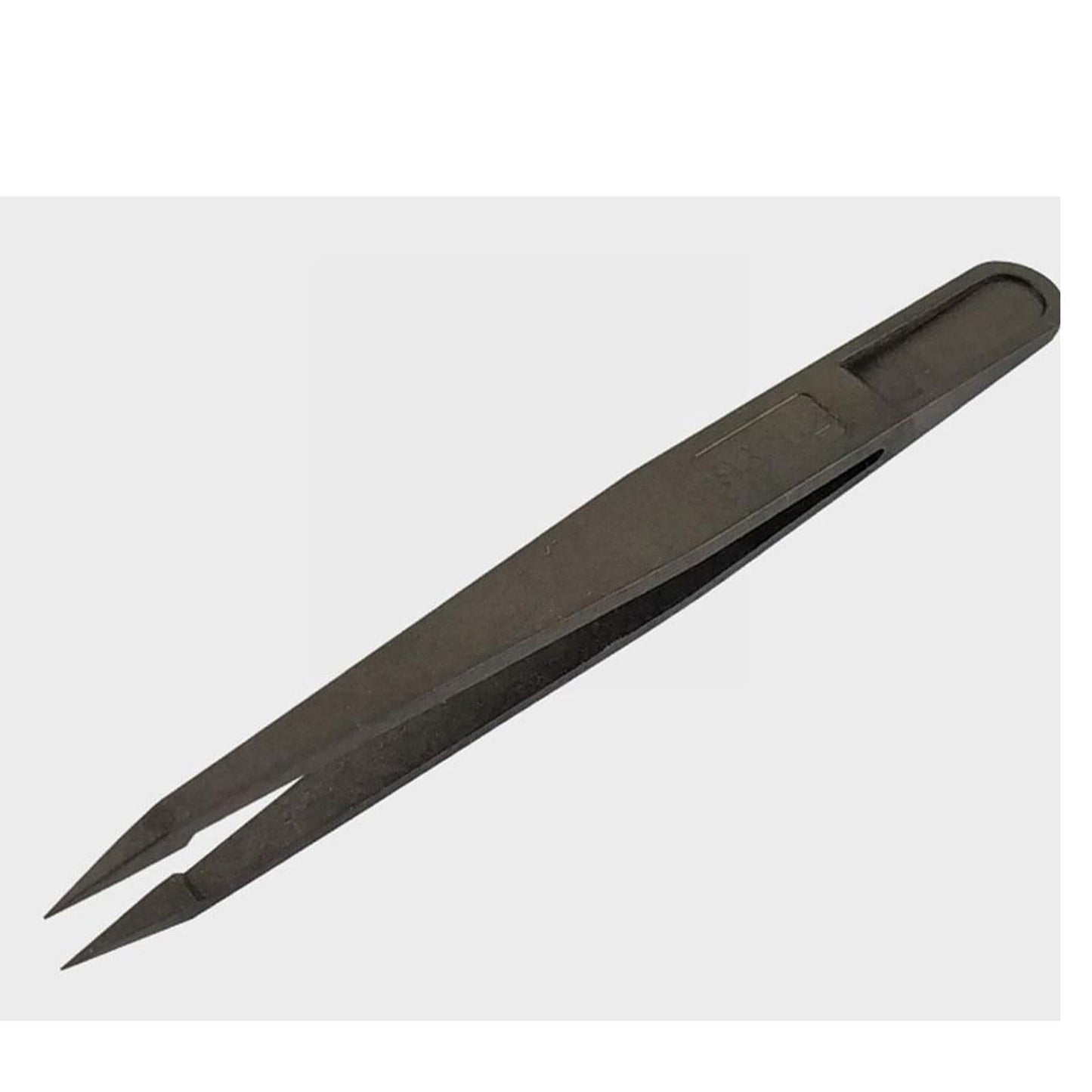 MENGKK Tweezers Anti-Static Curved Straight Black Tweezer Nail Art Beads Nipper Picking Eyelash Picking Clip Sequins Rhinestones Tool Beauty and Personal Care MENGKK