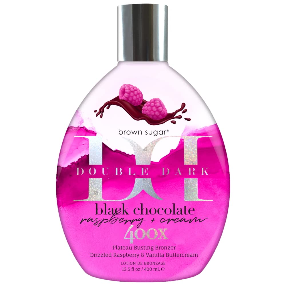 Brown Sugar Black Chocolate Raspberry Cream 400X Plateau-Busting Bronzer with Max Silicones, Skin Hydrators, and Advanced Color Enhancers - 13.5 oz Beauty & Personal Care Brown Sugar