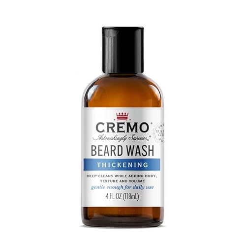 Cremo Beard Wash Thickening Formula Deep Cleans While Adding Volume, 4 Fl Oz Beauty & Personal Care Cremo