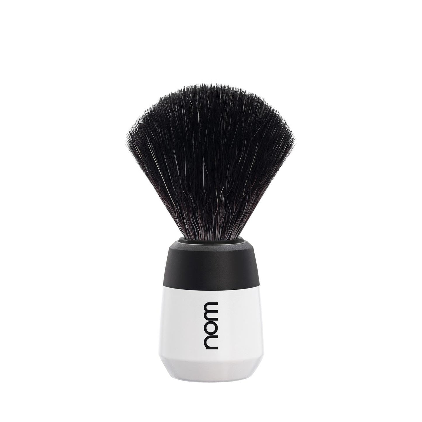 NOM Max Shaving Brush - Vegan Shave Brush for Shaving soaps and creams - sustainable eco-friendly and reusable - Exfoliating Shaving Brush - White Beauty and Personal Care MÜHLE