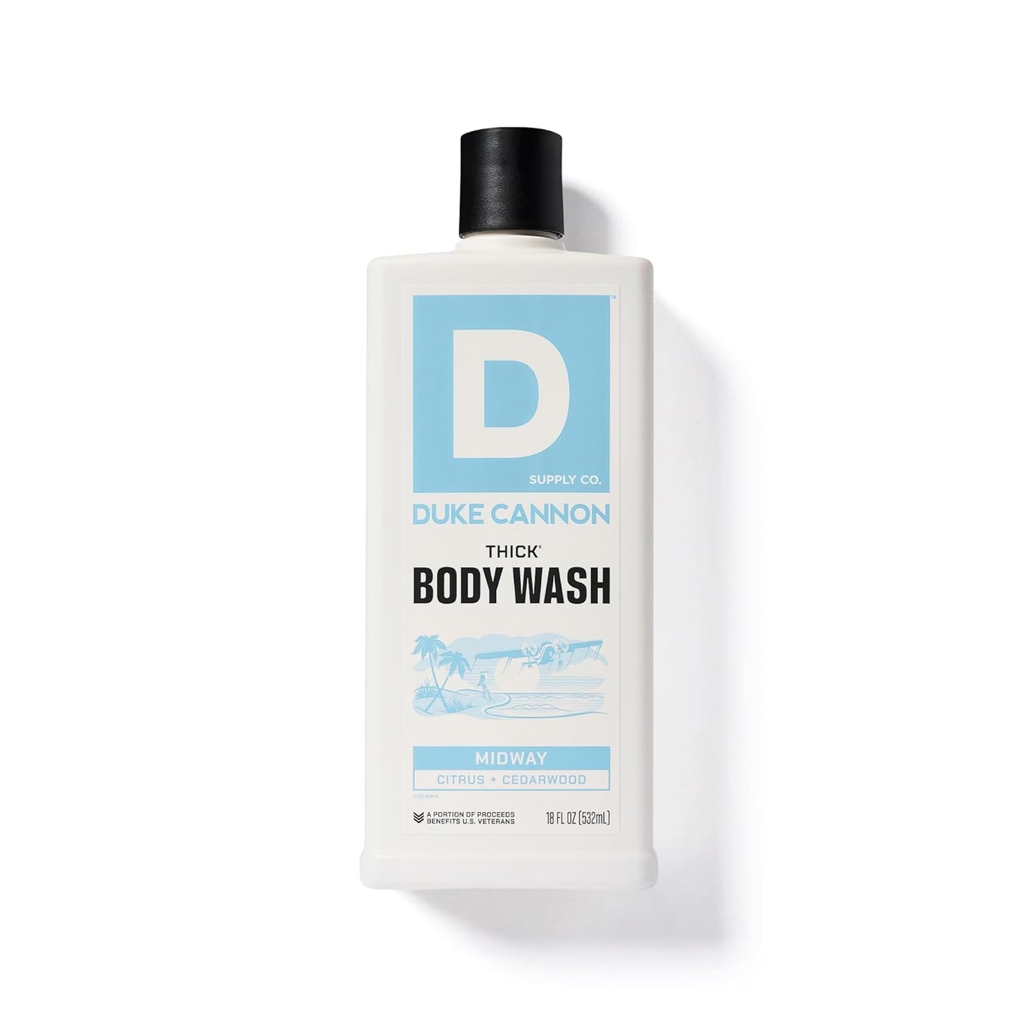 Duke Cannon Supply Co. Thick High Viscosity Body Wash - 3X Thicker, Cleansing Shower and Bath Gel, Mineral-Enriched for Men - Shower Gel - Men’s Body Beauty & Personal Care Duke Cannon Supply Co.