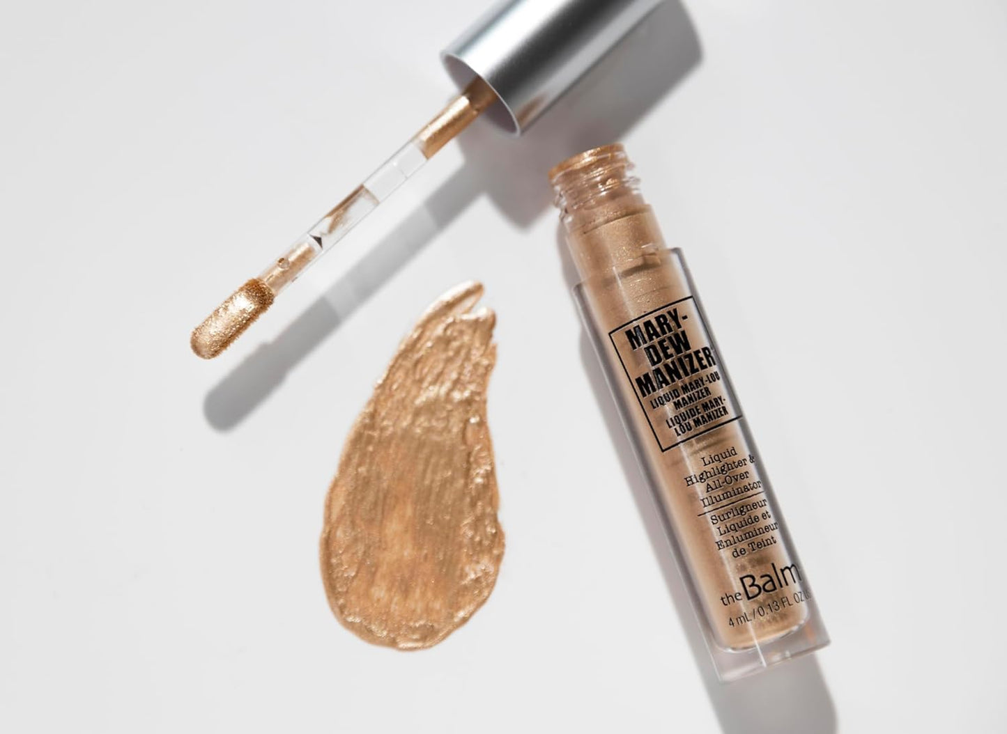 theBalm Mary-Dew Manizer Liquid Highlighter, All-Over Illuminator, Easily Blendable Beauty & Personal Care theBalm