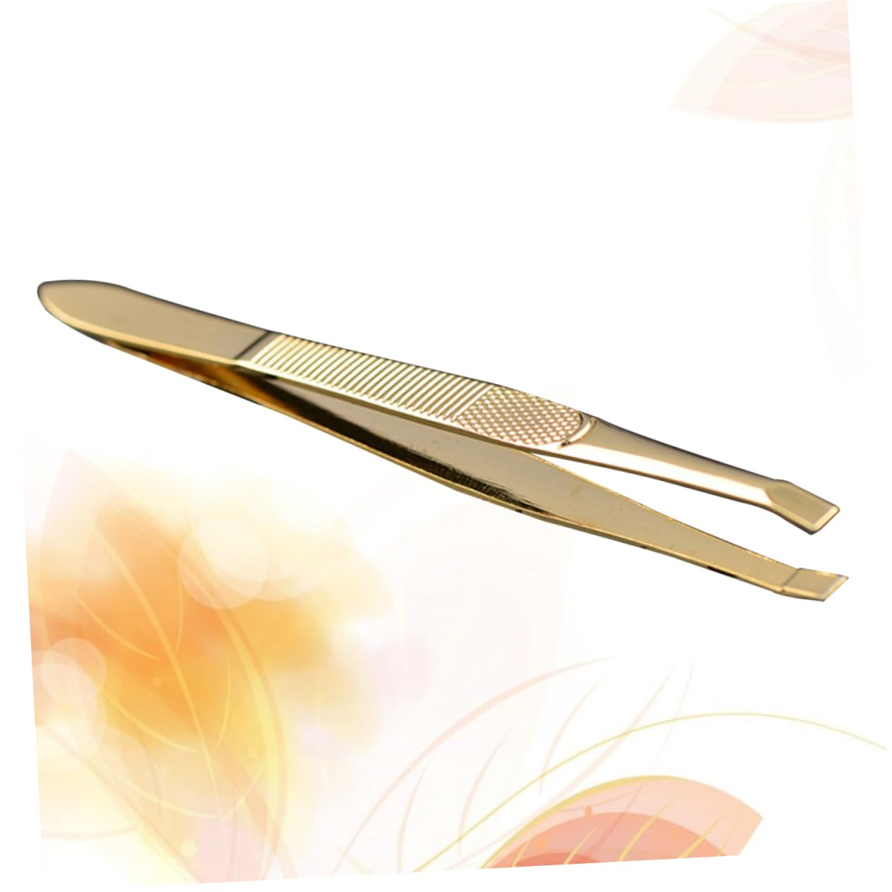 FRCOLOR 3pcs Gold-plated Stainless Steel Eyebrow Tweezers Comb Portable Makeup Tool for Eyelash Extensions Precision Brow Shaping and Hair Removal Beauty and Personal Care FRCOLOR