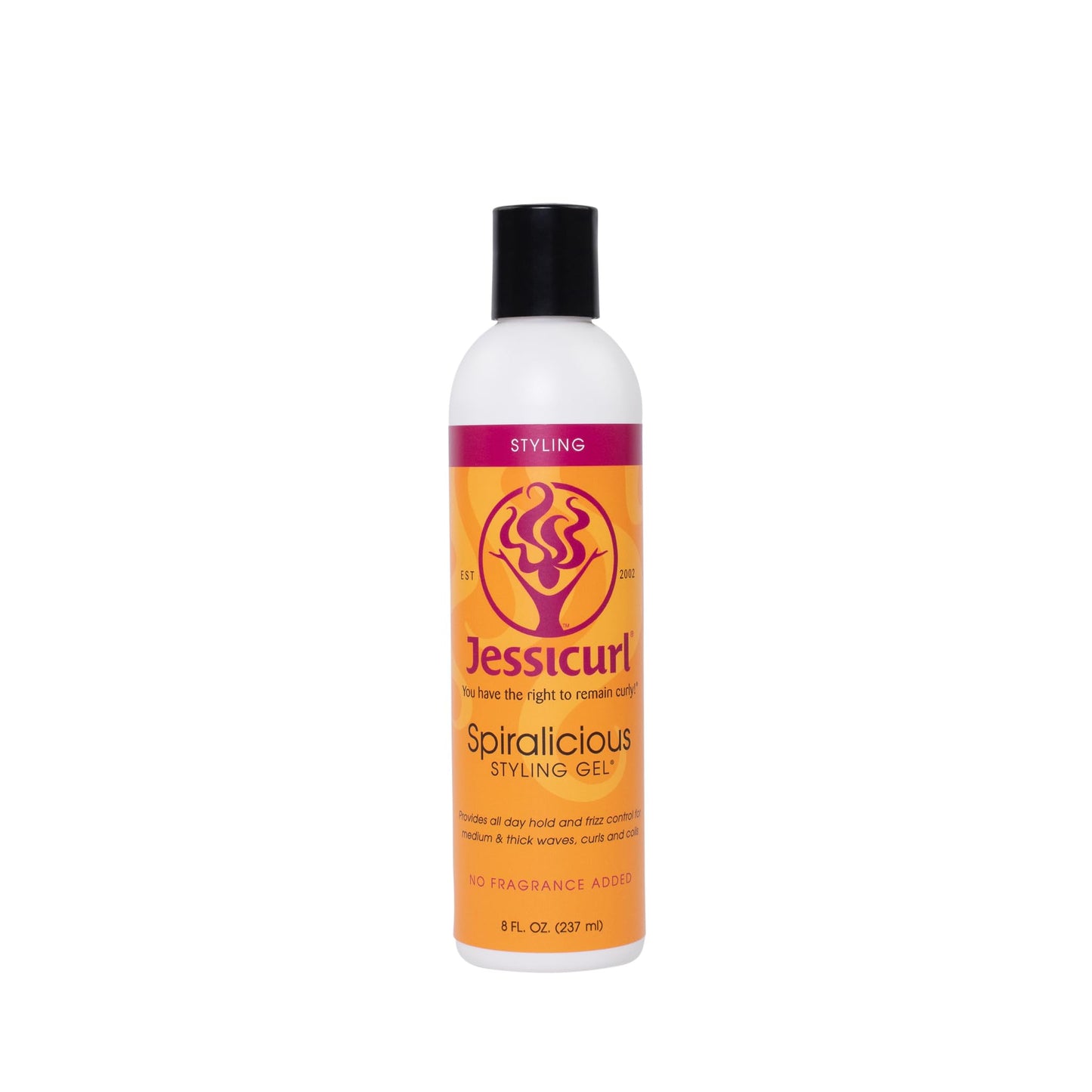Jessicurl Spiralicious Gel, 8 Fl oz - Hair Gel for Curly Hair and Frizz Control, No Fragrance Added, for all hair types Beauty & Personal Care Jessicurl