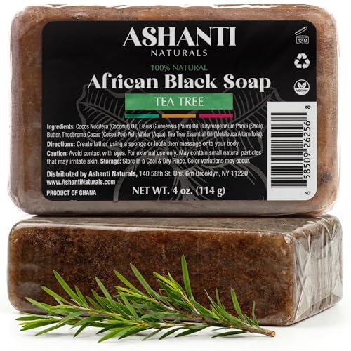 Ashanti Naturals100% African Black Soap Bars (Lemongrass) Beauty & Personal Care Ashanti Naturals