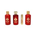 Jo Milano Game of Spades ROUGE EXTRAIT 4-Piece Gift Set Unisex, (3.4 Oz Extrait de Parfum Spray + 6.8 Oz Body Cleanser + 6.8 Oz Body Cream + 0.27 Oz Beauty & Personal Care Jo Milano