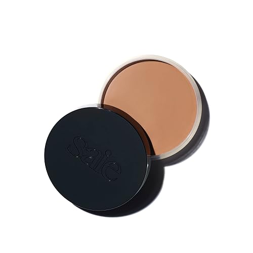 Saie Sun Melt Cream Bronzer - Buildable Balm Face Bronzer for Effortless Sculpting - Cream Contour Enriched with Vitamin C, Nourishing Skincare Beauty & Personal Care Saie