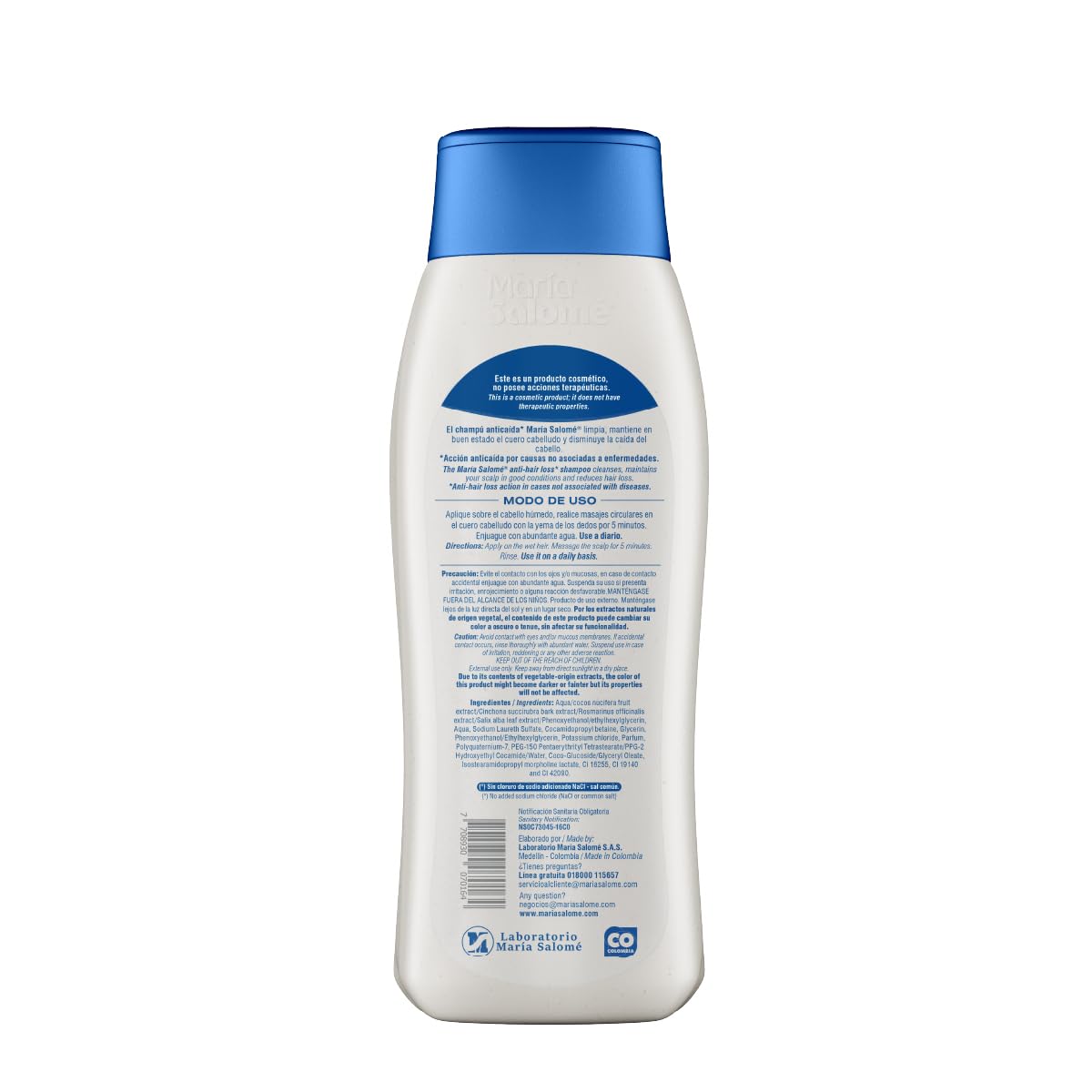 Maria Salome Hair Loss Prevention kit of Shampoo 13.5 fl.oz. - Conditioner 13.5fl.oz. - Lotion 11.8 fl.oz. Natural Products for Thinning Hair Beauty & Personal Care Maria Salome