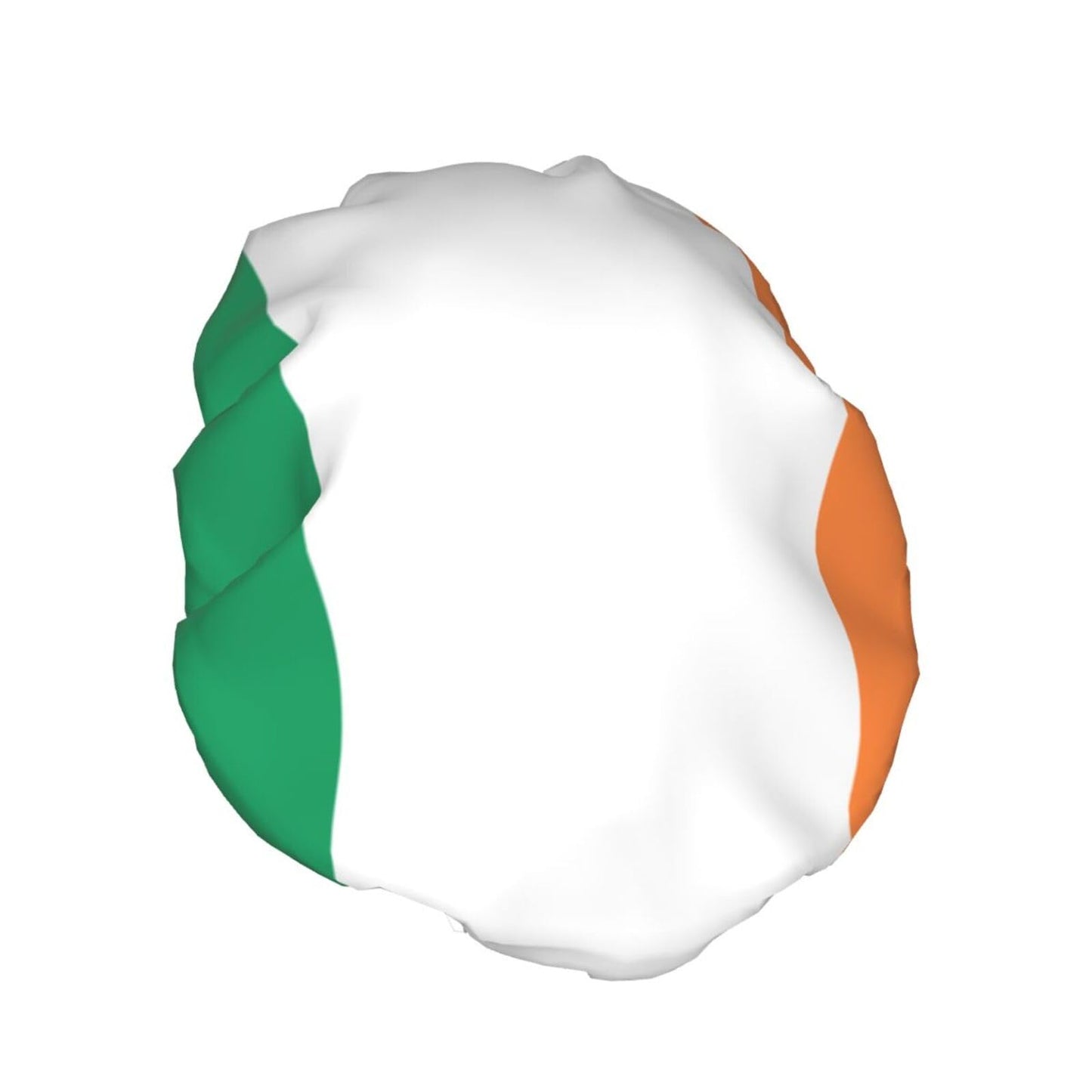 Ireland Flag Prints Shower Cap Double Layer Lined Waterproof Bathing Shower Hat Beauty and Personal Care Hayyett