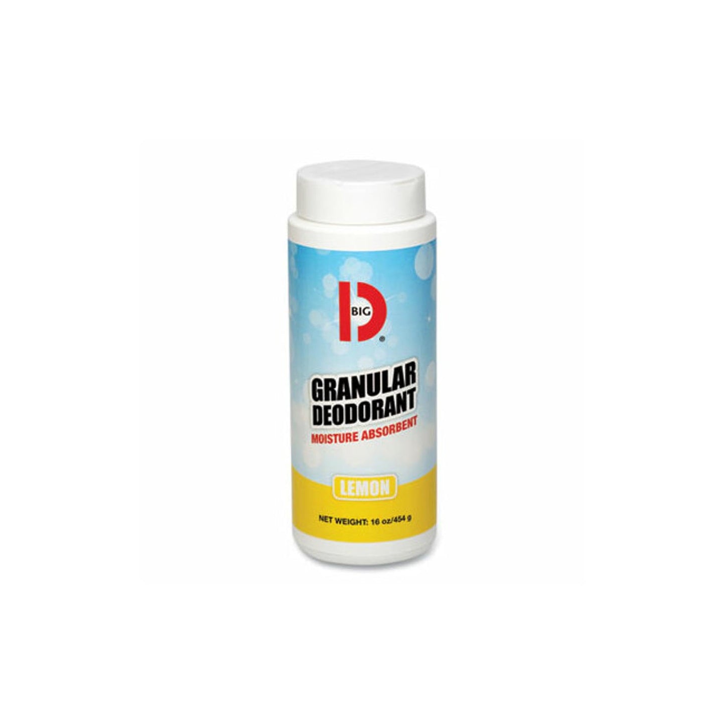 Big D 150 Granular Deodorant Moisture Absorbent, Lemon Fragrance, 16 oz (Pack of 12) - Absorbs accidental spills for easy clean-up - Ideal for use in Beauty and Personal Care Big D