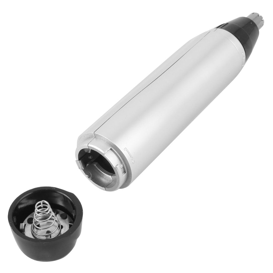Ruilogod Men's Portable Personal Nose Ear Hair Trimmer Tool 13x2cm Silver Tone Black(id:c5 8fa 1c 0b3 dfb Beauty and Personal Care Ruilogod