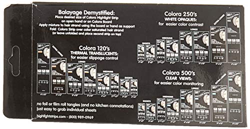 Colora 250 Highlight Strips 4x7 Beauty and Personal Care Colora