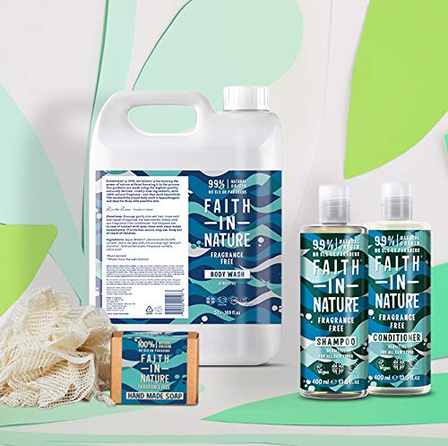 Faith in Nature Fragrance Free Shower Gel & Foam Bath Beauty & Personal Care FAITH IN NATURE