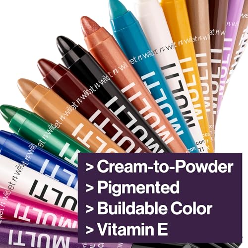 wet n wild Color Icon Cream Eyeliner Eyeshadow Multi-Stick, Moisturizing, Nourishing Velvety Cream-to-Powder Buildable & Blendable Formula Beauty & Personal Care wet n wild
