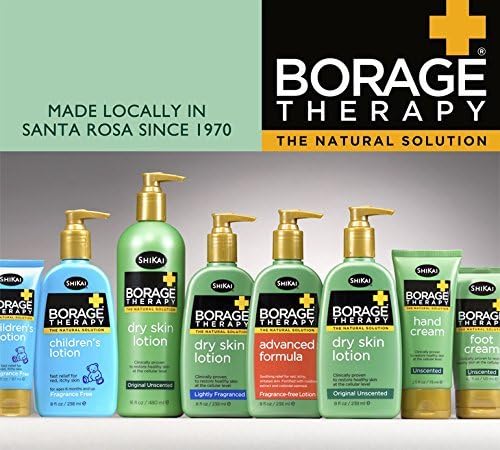ShiKai Borage Therapy Hand Cream (2.5 oz) | Fragrance Free Moisturizer for Hands & Body | Fast Relief Lotion for Dry Skin | With Oatmeal & Shea Beauty & Personal Care ShiKai
