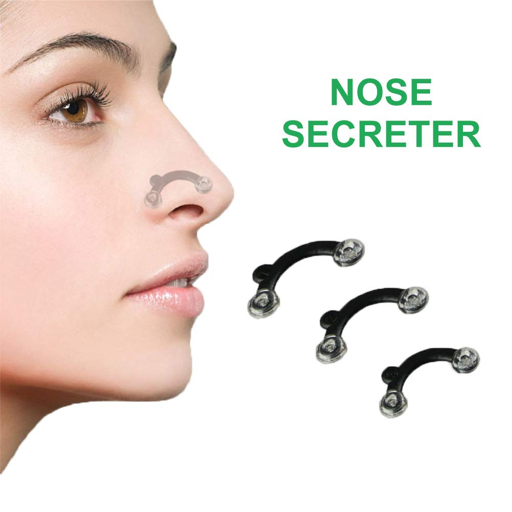 Saluaqui Nose Up Lifting Shaping Clip, Nose Shaper Inserts Nose Lifter Up Lifting Shaping Clip, Silicone Beauty Makeup Cosmetic Tool for Women Men Beauty and Personal Care Saluaqui