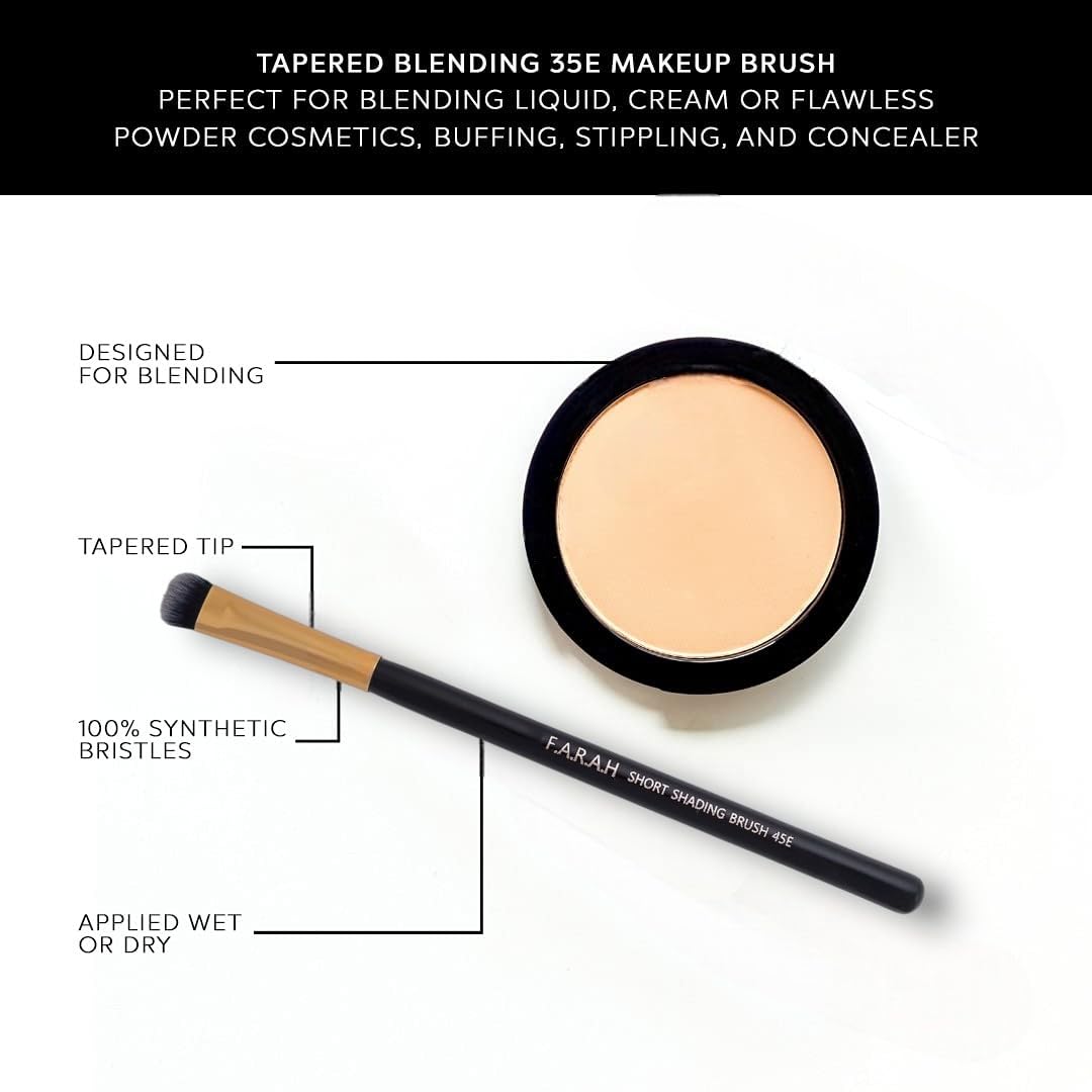F.A.R.A.H Premium Short Shading Brush 45E Beauty & Personal Care F.A.R.A.H
