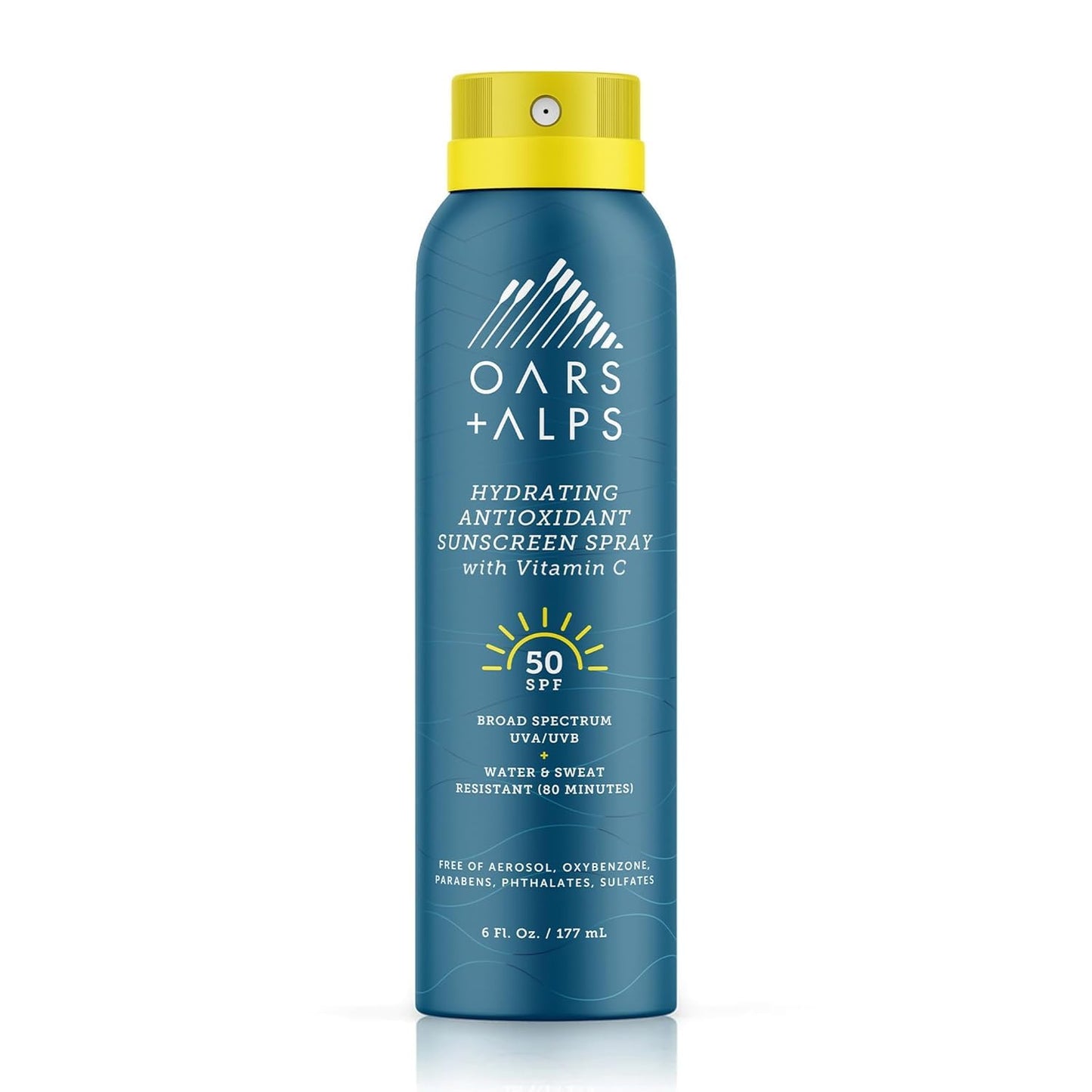 Oars + Alps Sunscreen Spray for Face & Body Spray Sunscreen Infused with Vitamin C & Antioxidants, No White Residue, Water & Sweat Resistant, All Skin Beauty & Personal Care Oars + Alps