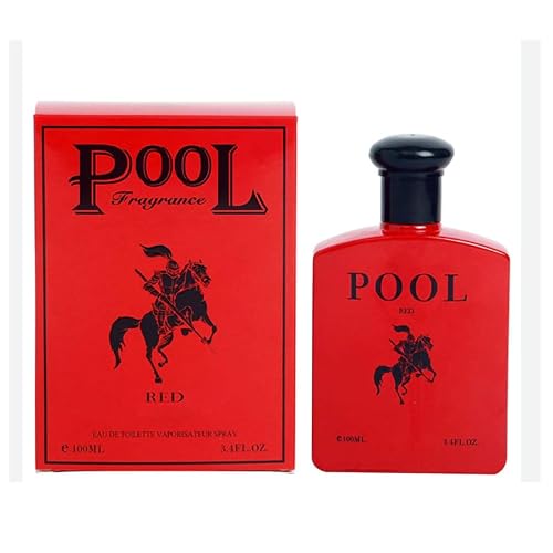 EBC Perfume Pool Red Men Perfume 100ml Eau De Parfum Vaporisateur Spray - Rich woods Essential Oil From France Beauty & Personal Care EBC Perfume