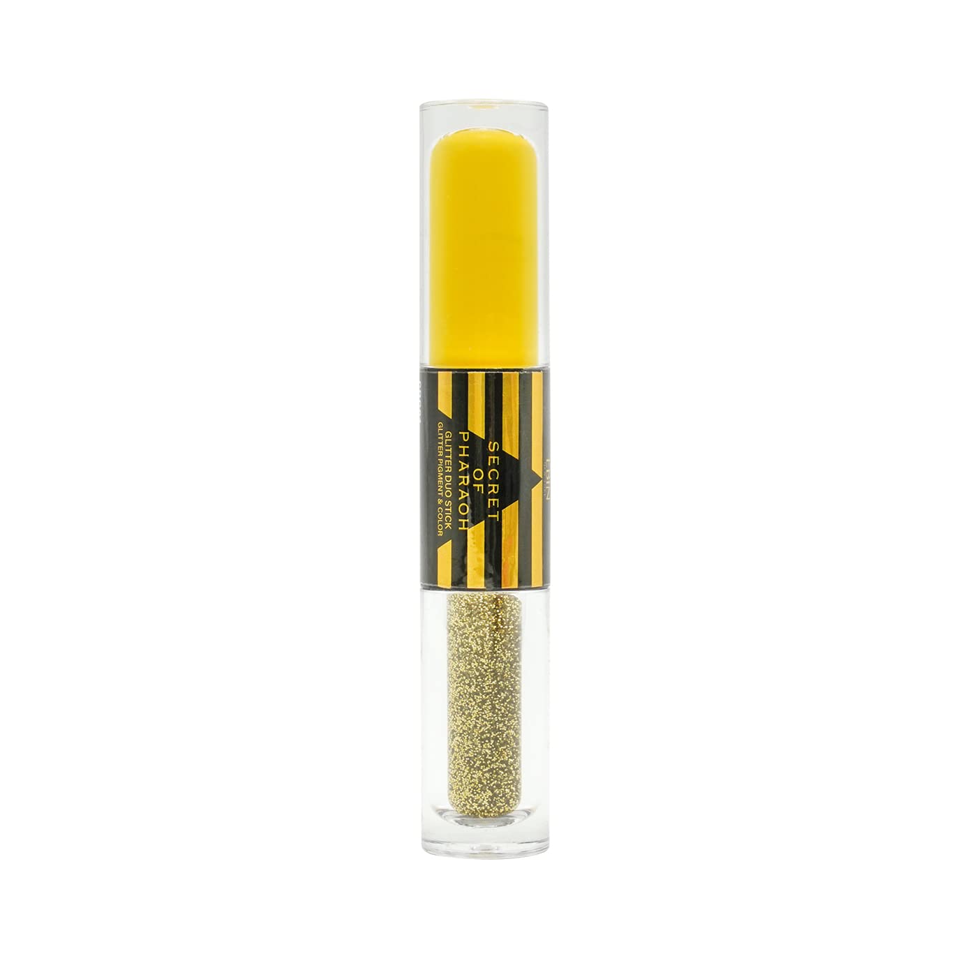EBIN NEW YORK Secret of Pharaoh Glitter Duo Stick Sun Goddess | Dual-Ended Primer & Glitter Face Makeup Stick | Creamy Long-Lasting Shimmer Finish | Beauty & Personal Care EBIN NEW YORK