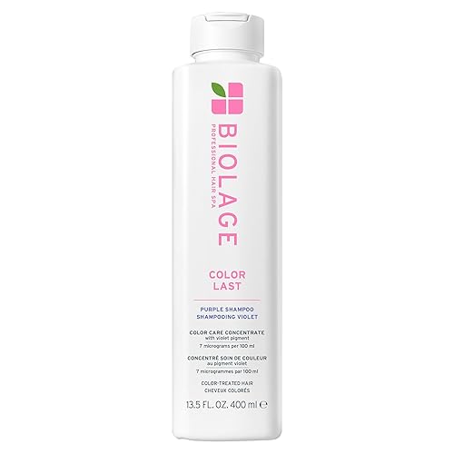 Biolage Color Last Purple Shampoo - pH Balancing Shampoo for Color-Treated Blonde Hair, Neutralizes Brass & Unwanted Warm Tones, Violet Pigments Beauty & Personal Care Biolage