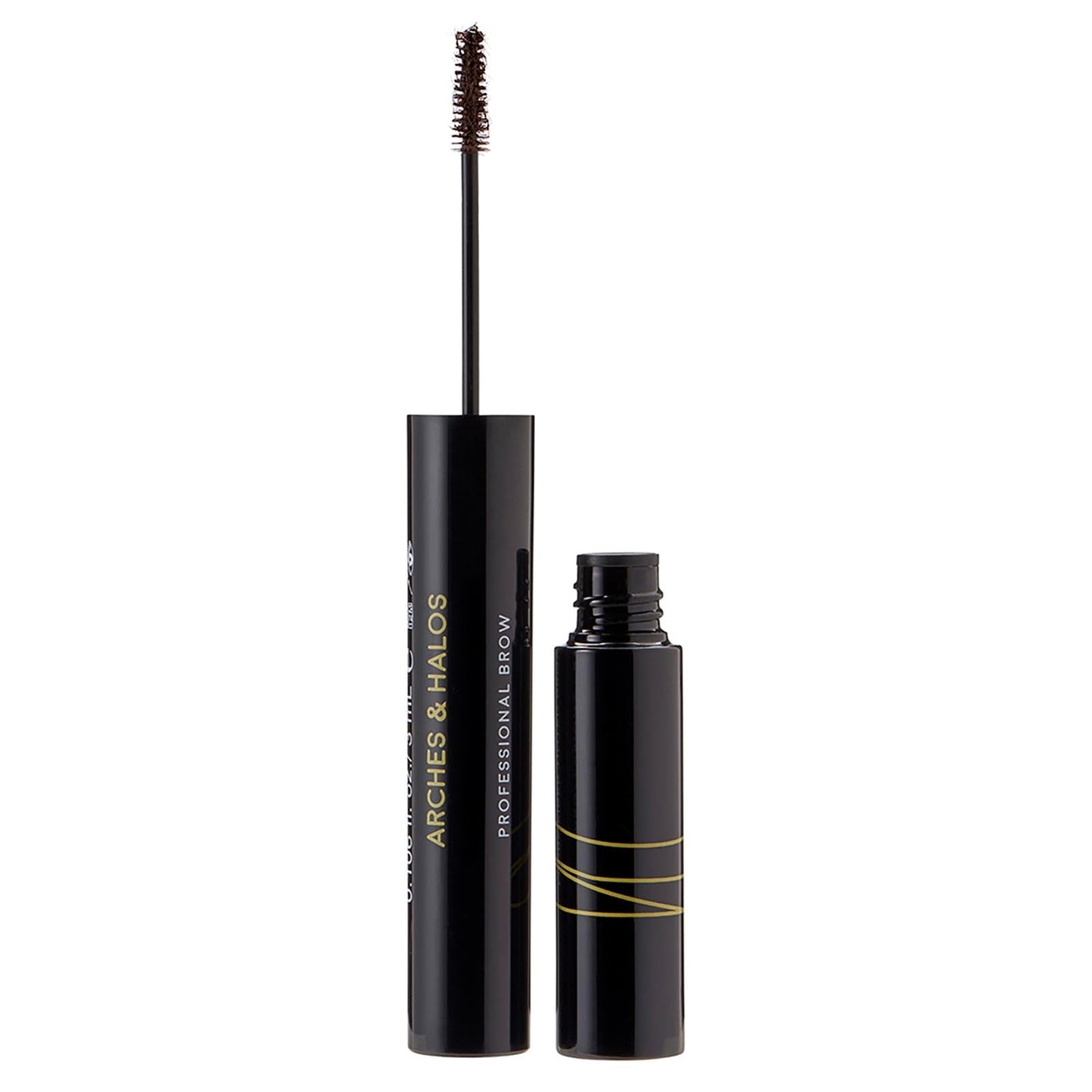 Arches and Halos Microfiber Tinted Brow Mousse - Richly Pigmented Eyebrow Shaper - Water Resistant Filler Pen - Vegan - Warm Brown - 0.11 oz Beauty & Personal Care Arches & Halos