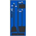 NMC SB101ACP 5S Janitorial Shadow Board, Blue/Black, 68"X30", AluminumCompositePanel (Tools Sold Separately) Beauty & Personal Care NMC