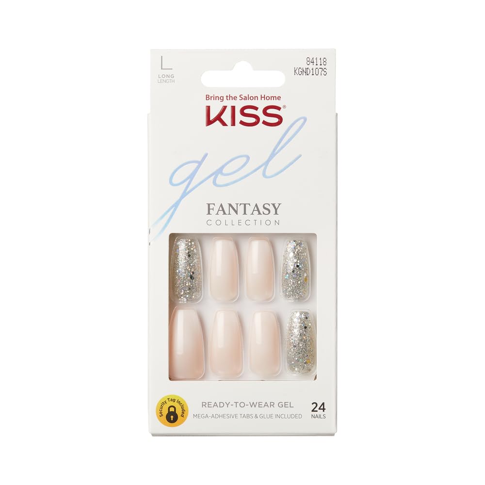 KISS Gel Fantasy Sculpted Nails- FRIENDS Beauty & Personal Care KISS