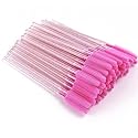 Apothie 50 Pieces Silicone Disposable Mascara Eyelash Wands - Eyebrow & Lash Extension Spoolie Brushes, Comb Separator, Microblading Tool, Applicator Beauty & Personal Care Apothie