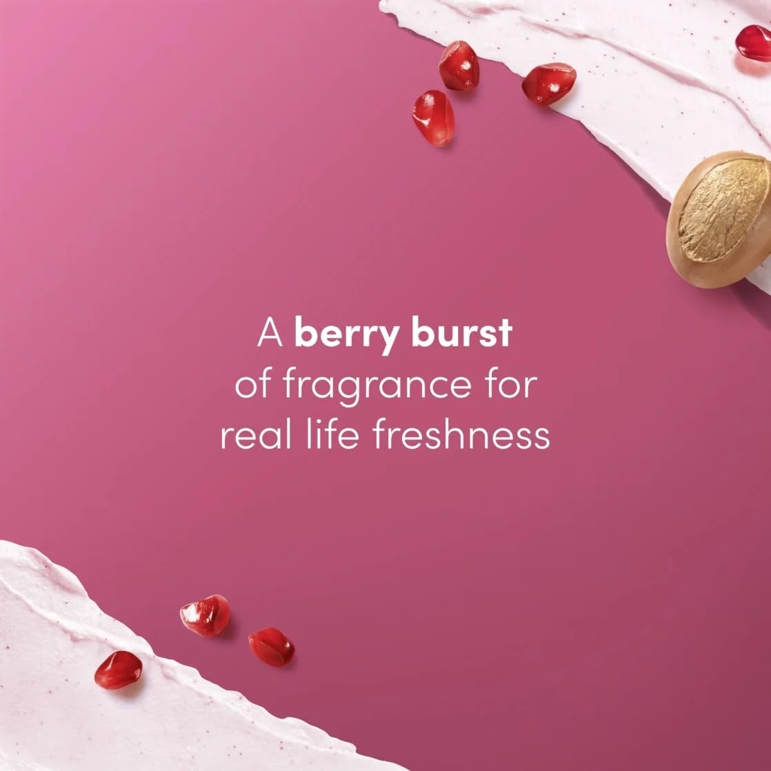 Dove Limited Edition Merry Berry Set Pomegranate & Hibiscus Rejuvenating Body Wash & Scrub, 2 Count Beauty and Personal Care Dove
