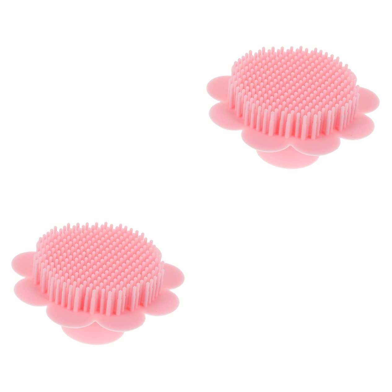 2 pcs Exfoliator Dandruff Head Exfoliation Bathing Silicone Massage Mitt Safe Scrubber Washing All Newborn Manual Hair Skin Bath for Wet Body Beauty and Personal Care DOITOOL