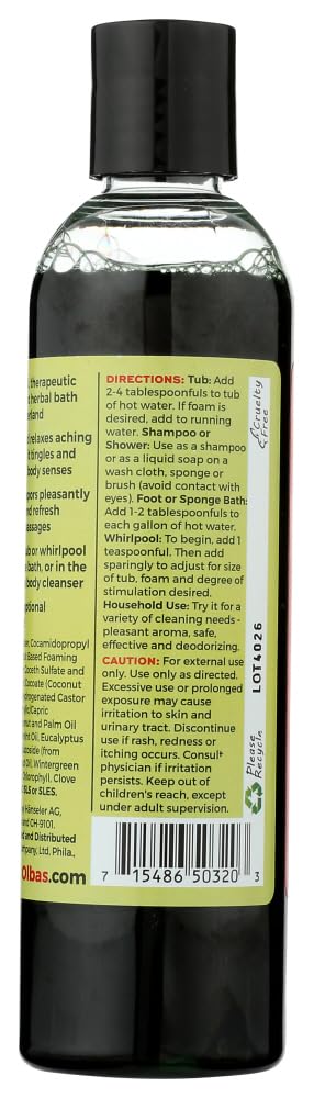 Olbas Therapeutic Herbal Bath - Soothes and Relaxes Aching Muscles - Swiss Made - 8 fl oz (Pack of 4) Beauty and Personal Care Olbas