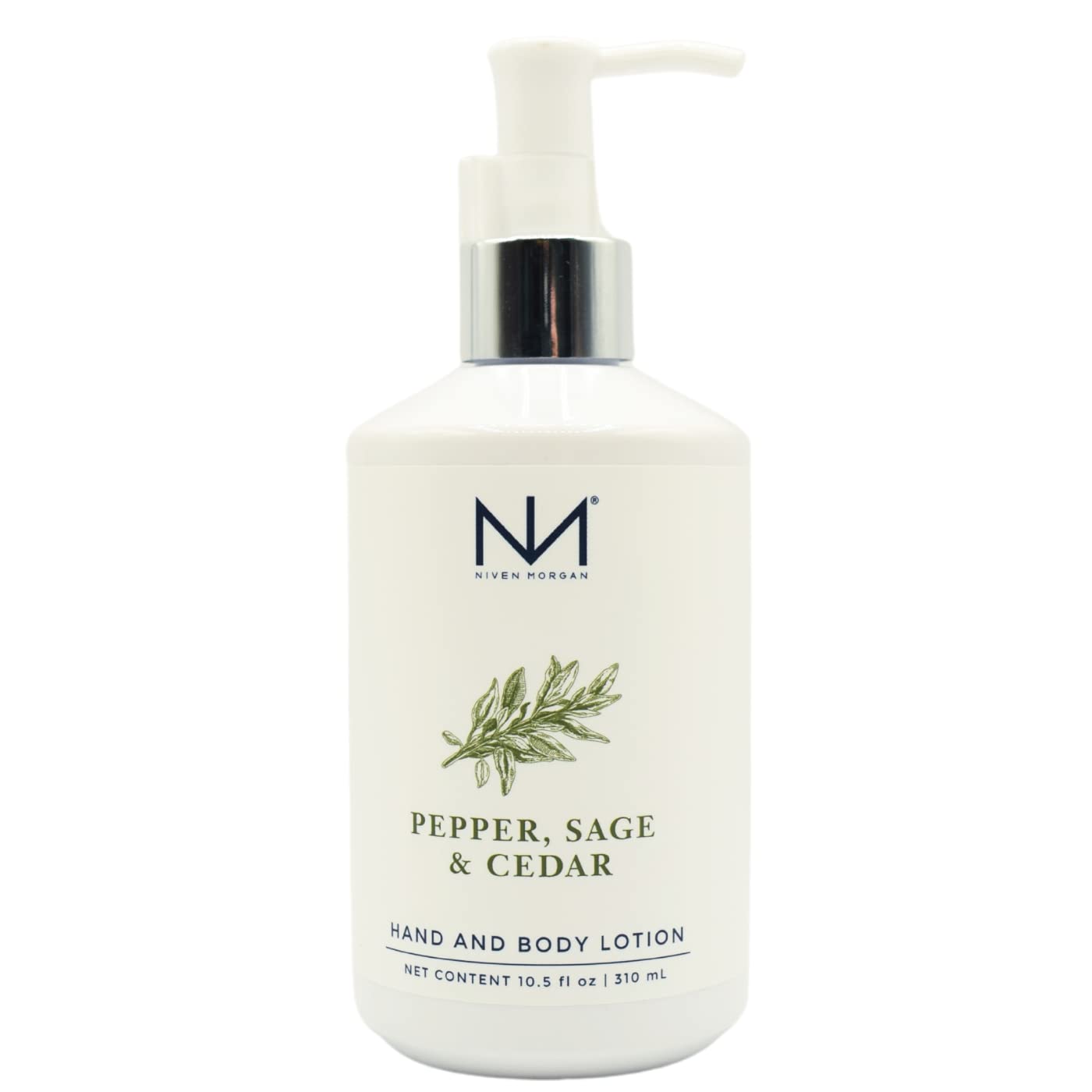 Niven Morgan Pepper, Sage and Cedar Hand and Body Lotion 10.5 fl oz 310 ml Beauty & Personal Care Niven Morgan