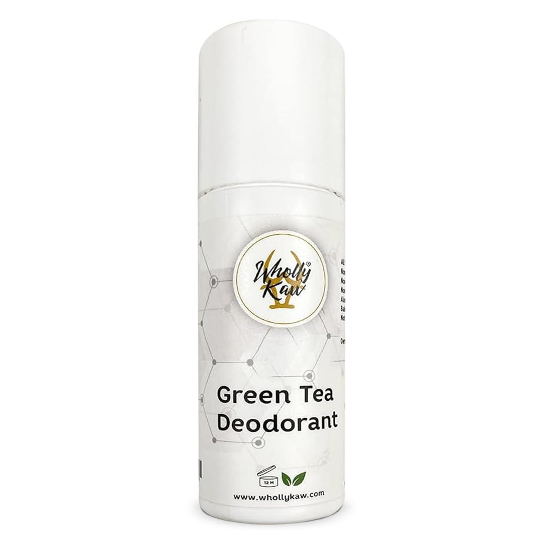 WhollyKaw Aluminum free natural deodorant. Dermatologist tested, baking soda free, oil free, non staining, non sticky. Clean and fresh scent providing Beauty and Personal Care Wholly Kaw