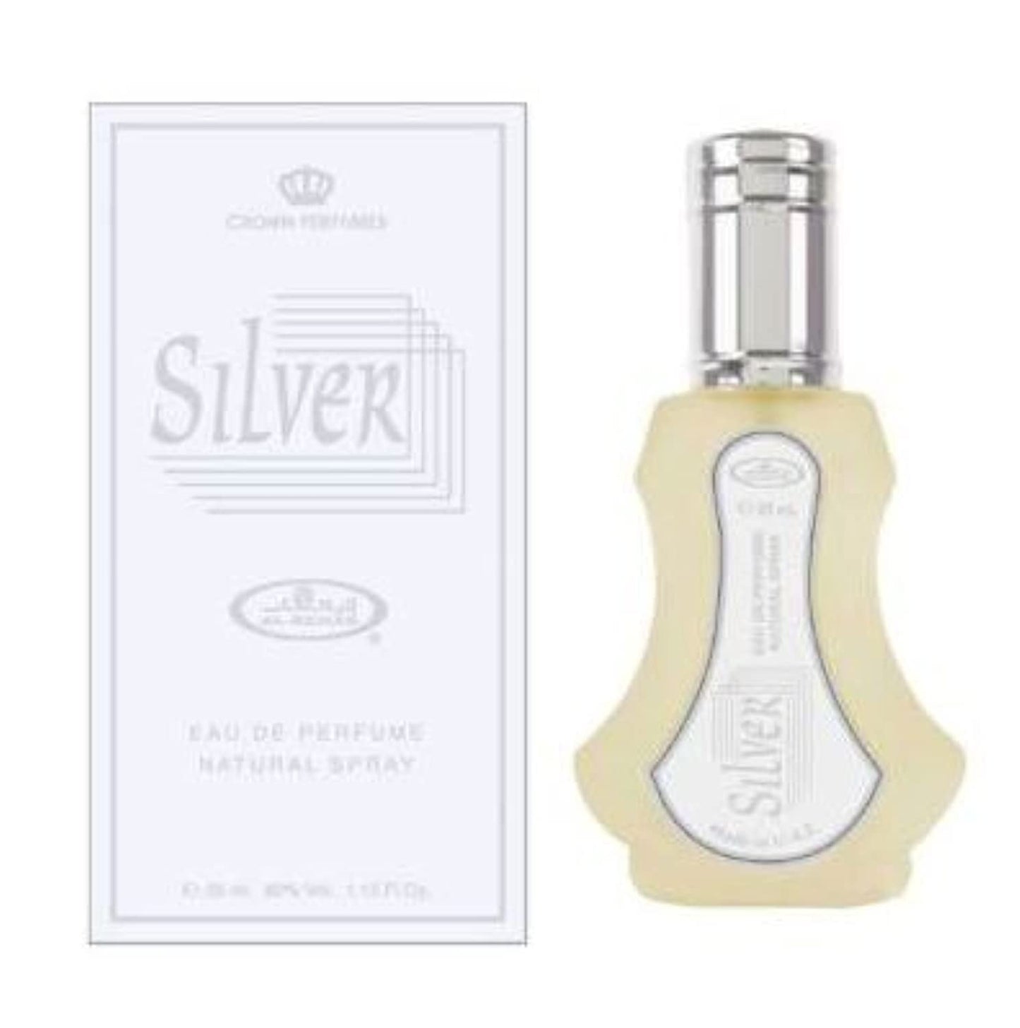 AL REHAB Silver Arabian Perfumes For Women - Eau de Parfum For Women Spray 35ML - Experience A Captivating & Long Lasting Perfume - Indulge In An Beauty & Personal Care Al-Rehab