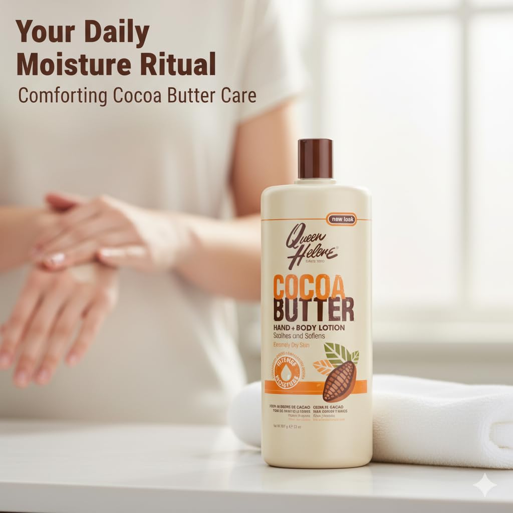 Queen Helene Lotion 32 Ounce Cocoa Butter Hand & Body (946ml) (3 Pack) Beauty & Personal Care Queen Helene