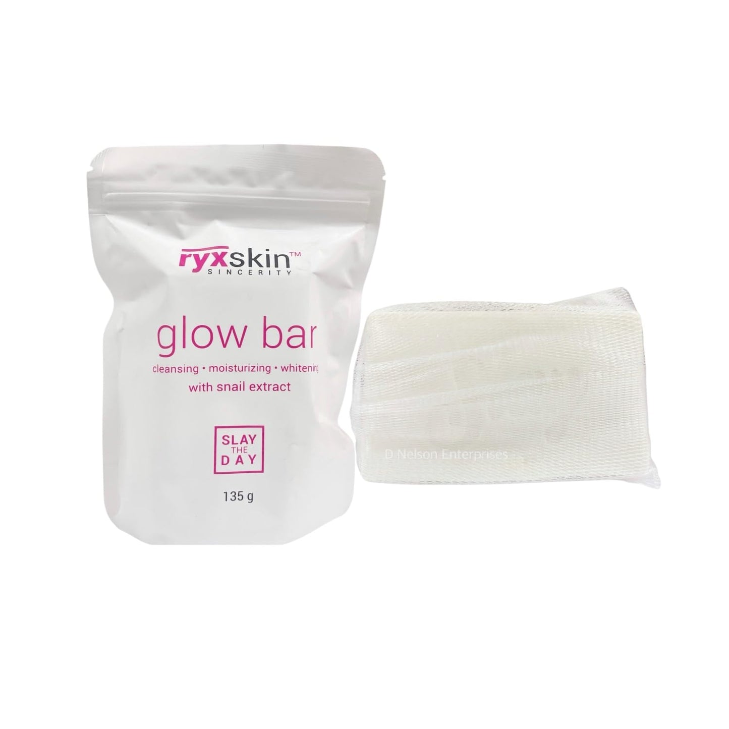 Ryxskin Glow Bar Cleansing and Moisturizing Face and Body Soap Infused with Snail Extract,135g Product Name,4.76 Ounce (Pack of 1) Beauty & Personal Care Ryxskin