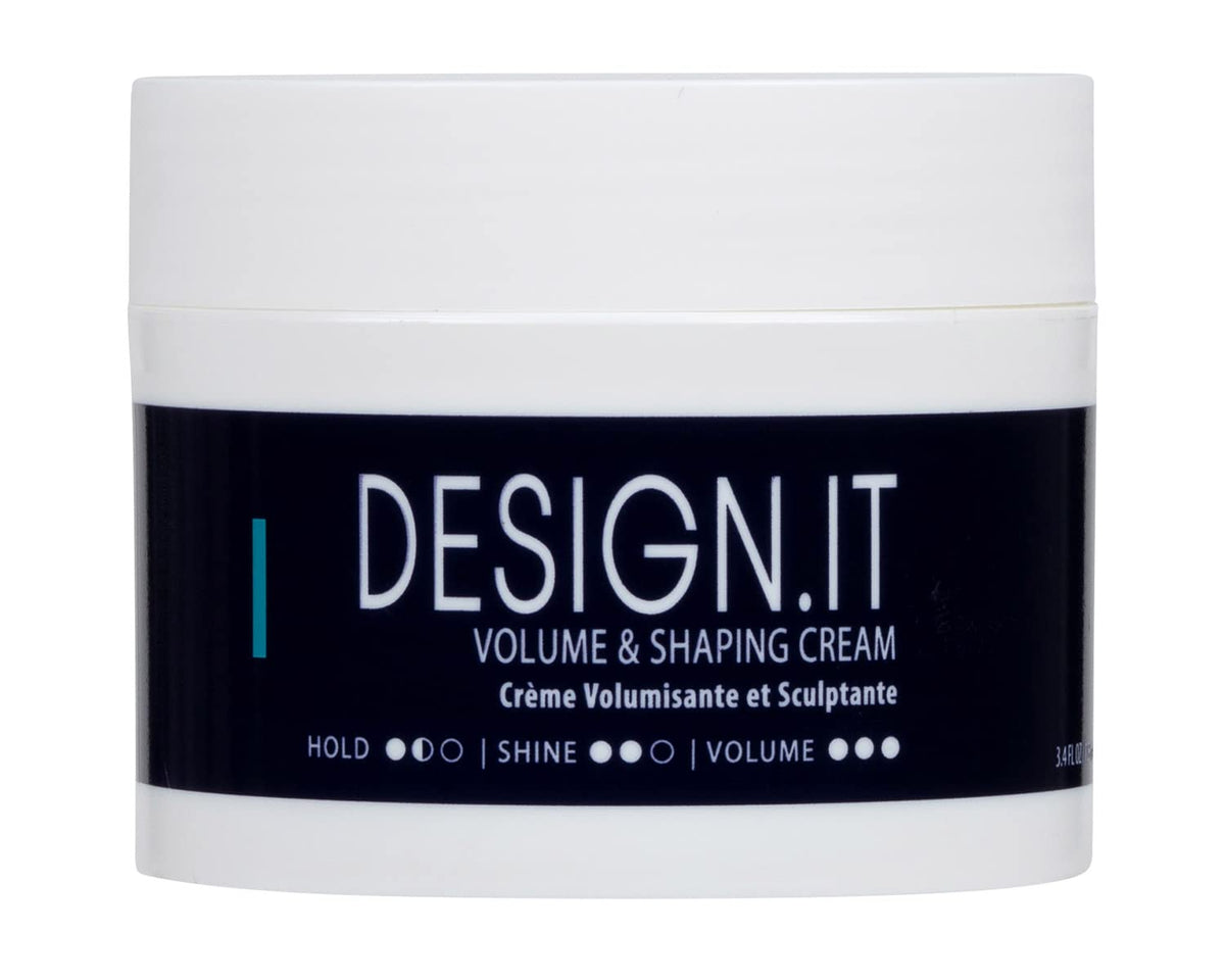 SUDZZFX DESIGN.IT Volume & Shaping Crème - Smoothing & Styling Formula - Frizz Control - Thickening for Men & Women - 3.4 Fl Oz Beauty & Personal Care SUDZZFX