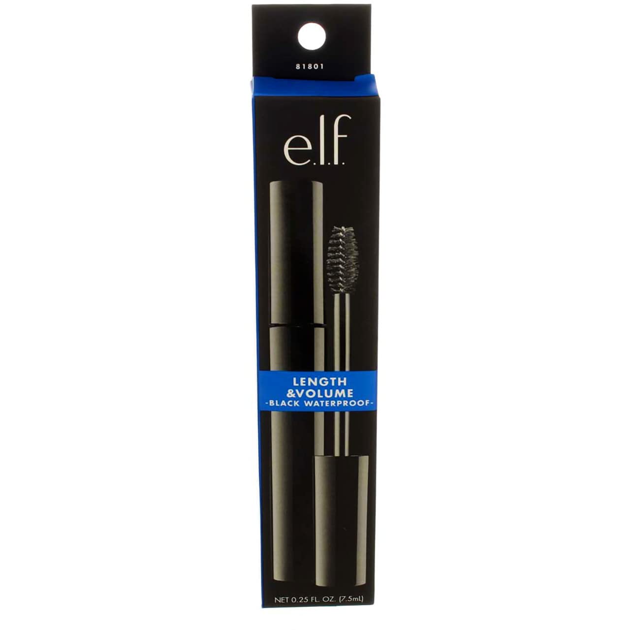 E.L.F, Black Waterproof Lengthening And Volumizing Mascara, 4 Count Beauty & Personal Care e.l.f. cosmetics