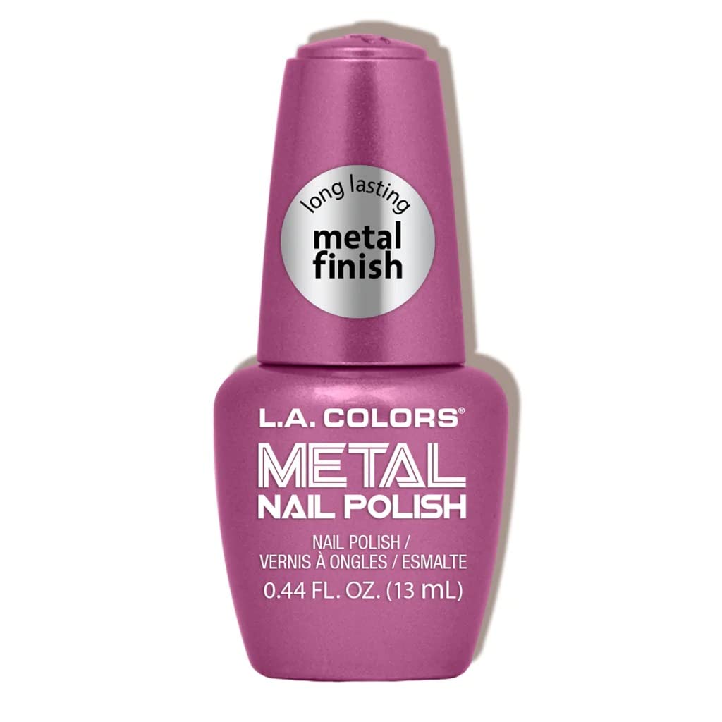 L.A. COLORS Metal Nail Polish, Rose Mimosa CNL152 Beauty & Personal Care L.A. COLORS