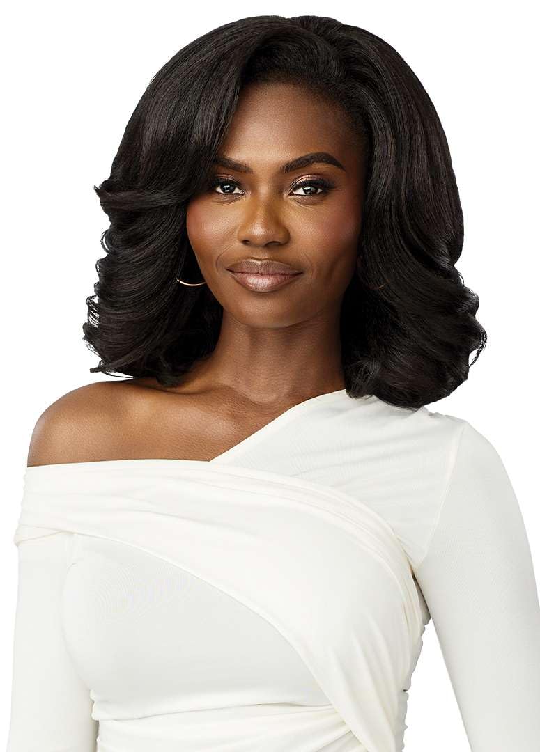 Outre Quick Weave Synthetic Half Wig - Sonata (DARK BROWN 2)