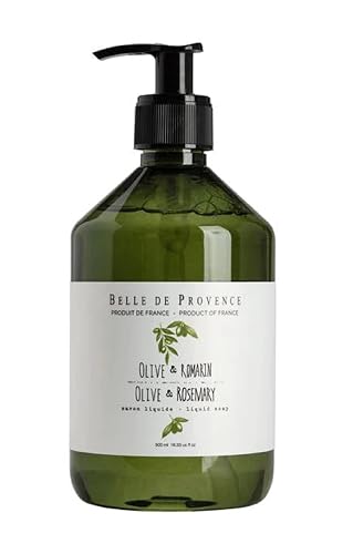 Belle de Provence Olive & Rosemary 500ml Pump Liquid Soap, 1 Count Beauty & Personal Care Belle de Provence